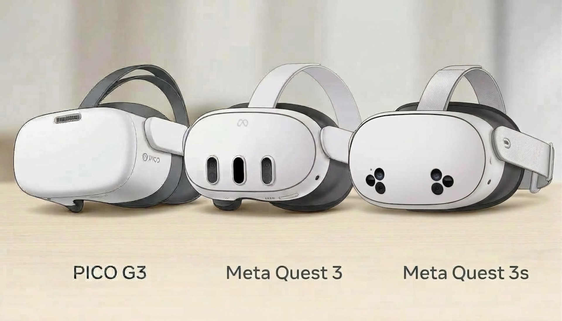 Pico G3・Meta Quest 3・Meta Quest 3S
