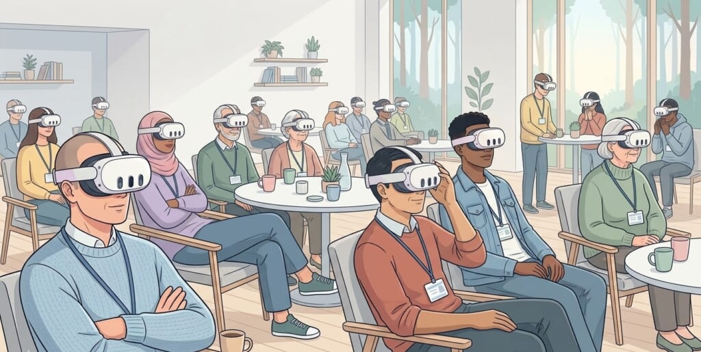 Showtime VRを利用しているイメージイラスト